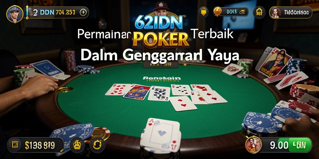 Gameplay menarik dari aplikasi Poker 62IDN.