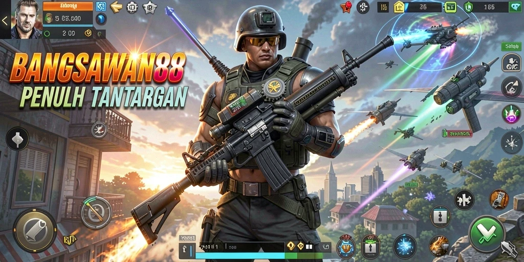 Tampilan gameplay strategi yang mendebarkan dari BANGSAWAN88.