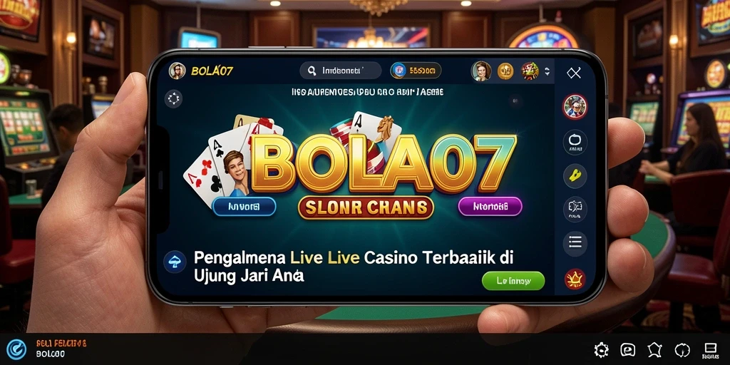 Tampilan gameplay memukau di aplikasi Live Casino BOLA07.