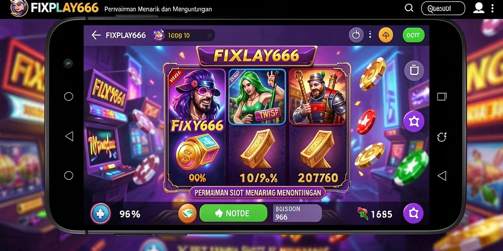 Gameplay FIXPLAY666 menampilkan mesin slot yang menarik dengan berbagai tema.