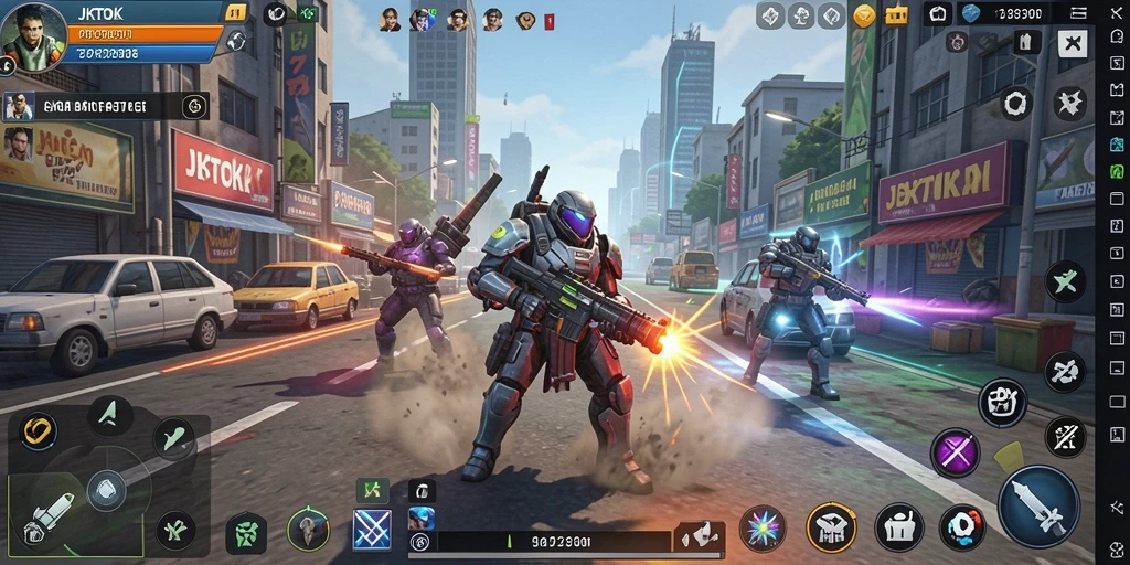 Gameplay strategi menarik di JKTOK dengan grafis yang memukau.