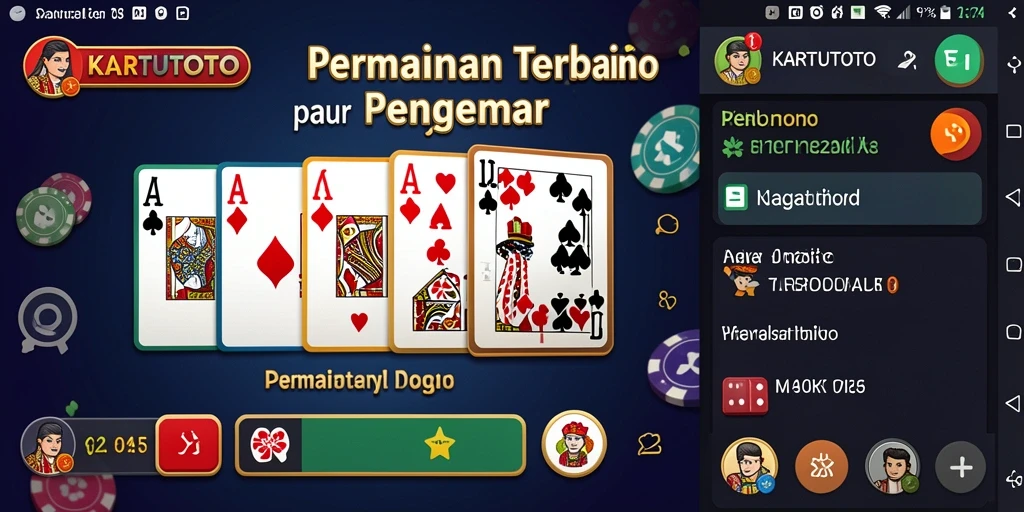 Screenshot KARTUTOTO menampilkan gameplay menarik dari Domino.