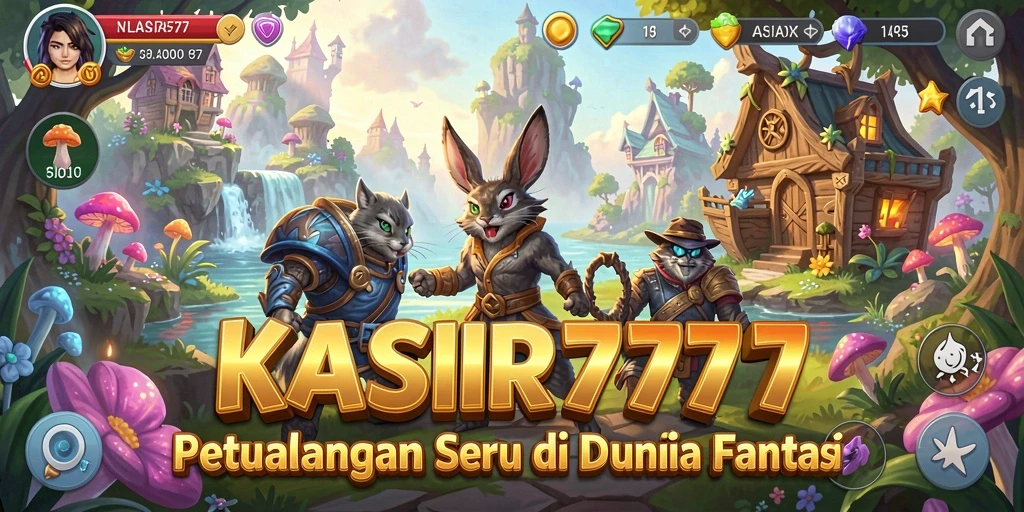 Screenshot dari KASIR777 menampilkan pemandangan indah dalam gameplay petualangan.
