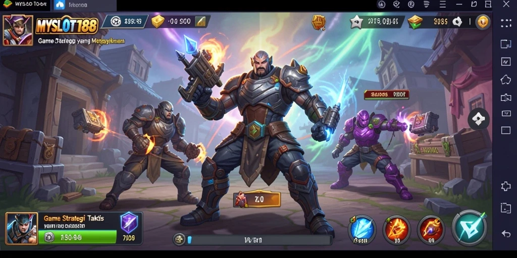Tampilan gameplay menarik dari MYSLOT188 yang penuh strategi dan taktik.