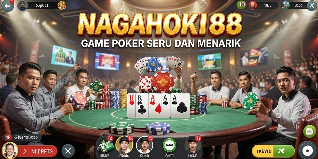 Gameplay NAGAHOKI88 yang seru dan menarik di dunia poker.