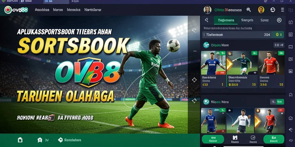 Tampilan gameplay OVO88 yang menarik dan interaktif bagi pemain sportsbook.