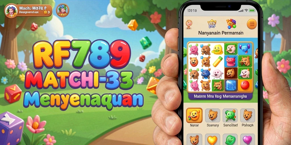 Tangkapan layar gameplay Match-3 yang menyenangkan di RR789.