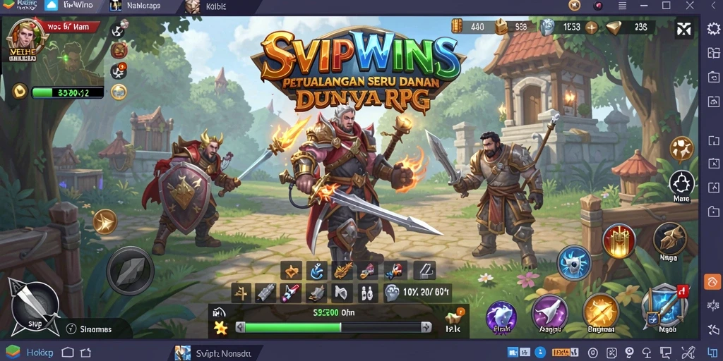 Tampilan gameplay seru dari SVIPWINS di dunia RPG.