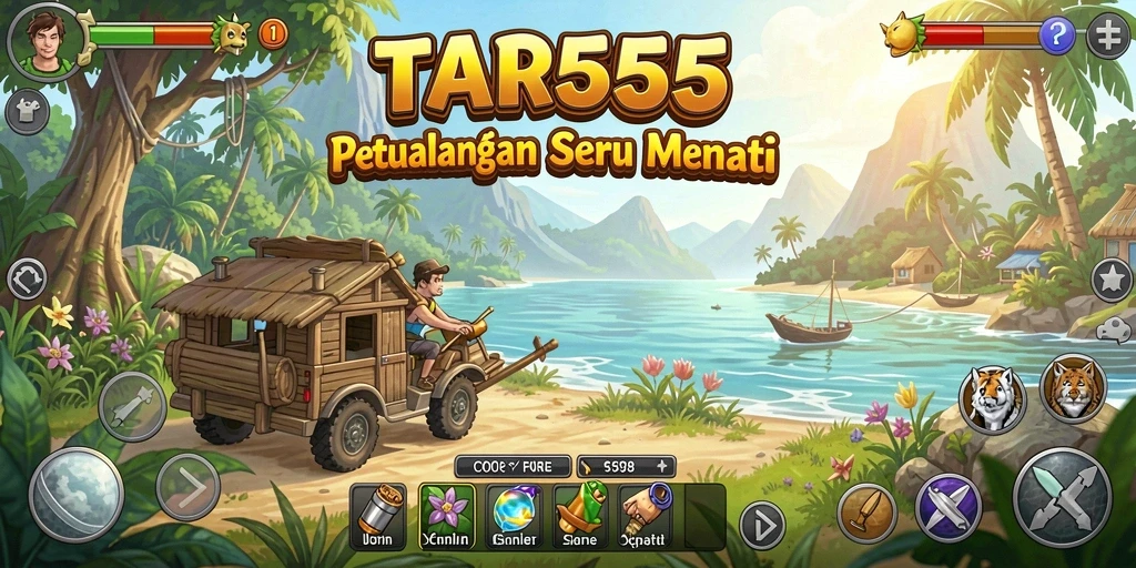 Gameplay TAR555 yang penuh dengan petualangan dan tantangan menarik.
