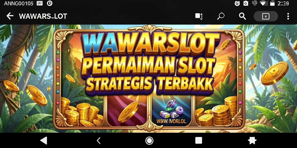 Tampilan gameplay menawan dari WAWARSLOT dengan elemen klasik dan strategi.