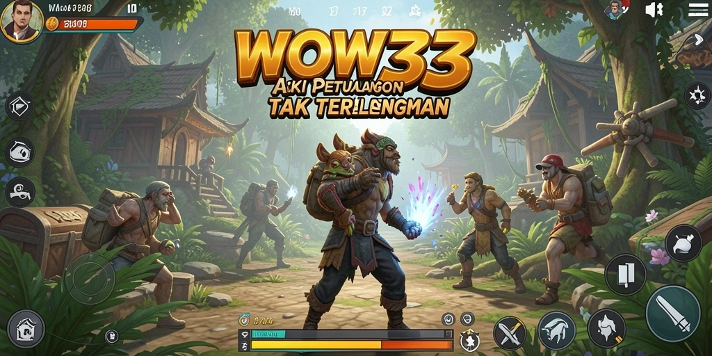 Tampilan seru gameplay WOW33 dengan aksi yang mendebarkan.